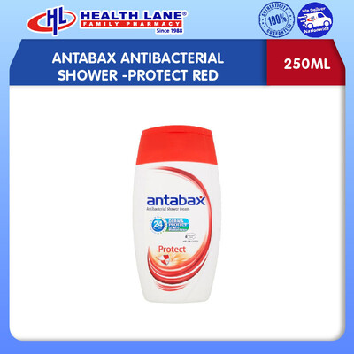 ANTABAX ANTIBACTERIAL SHOWER-PROTECT RED (250ML)